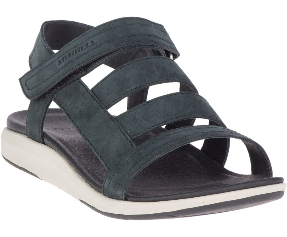 Merrell Sandals Black - Kalari Lore Backstrap - Womens 48IQHSXMC